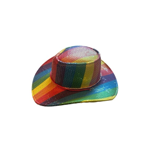 NWT Bundle 4 Pride Rainbow Cowboy Hats Adult One Size Season of Love - Picture 2 of 4